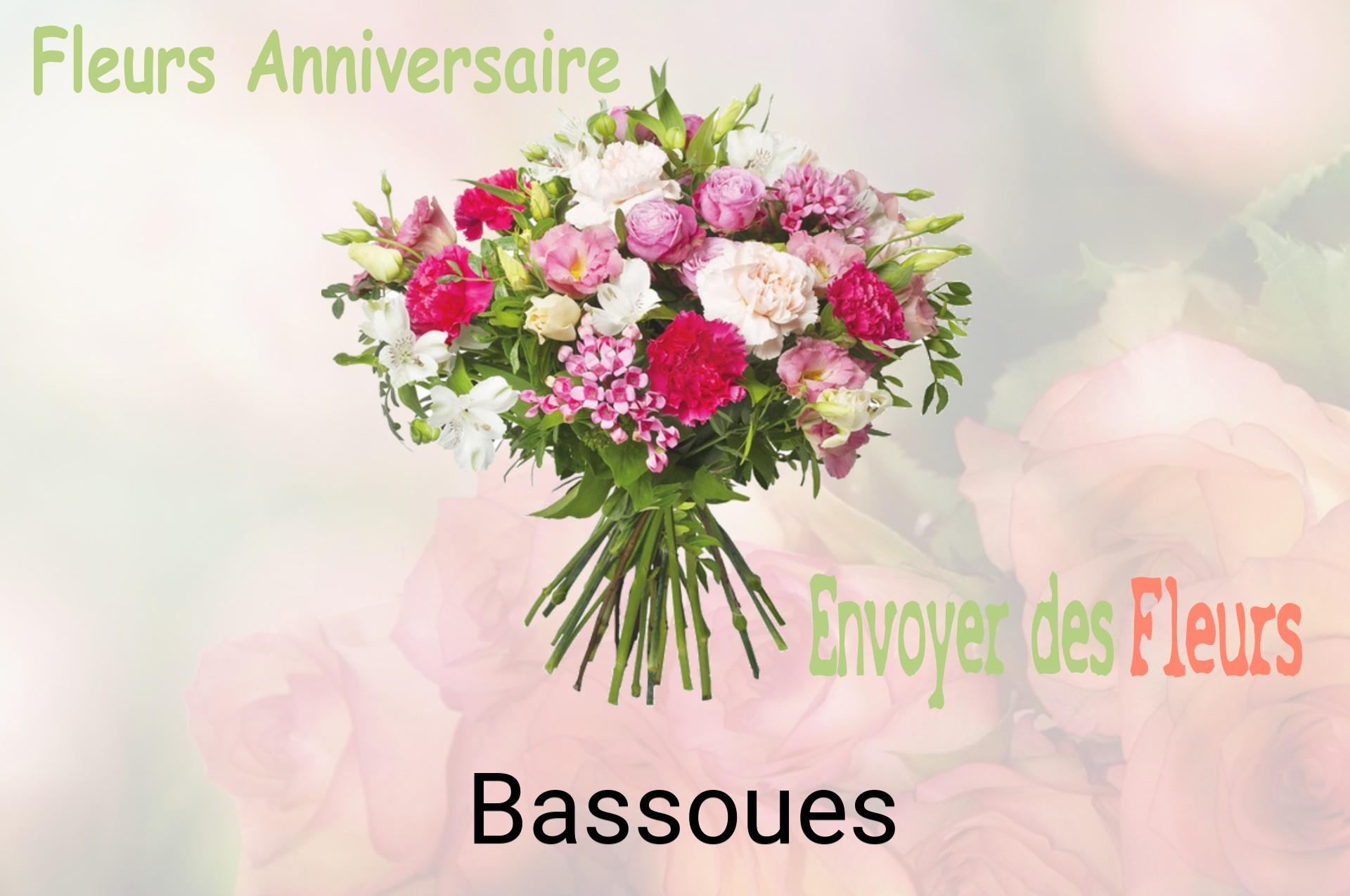 Bouquet de fleurs d’anniversaire livré à Bassoues
